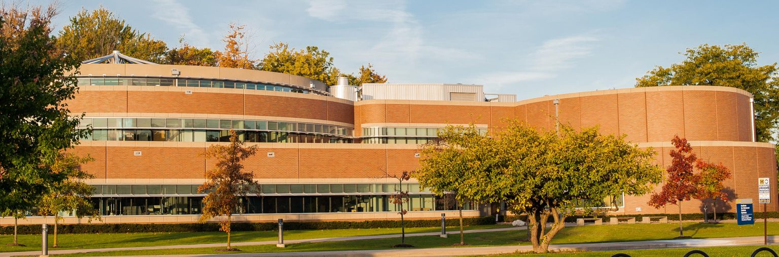 A photo of the University of Michigan Dearborn campus by Peter Matthews.
